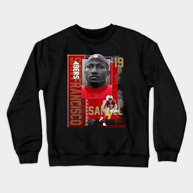 San Francisco 49ers Deebo Samuel 19 Crewneck Sweatshirt by today.i.am.sad